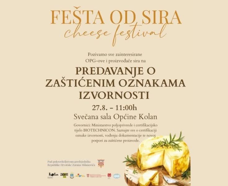 Predavanje za OPG-ove: Zaštićene oznake izvornosti