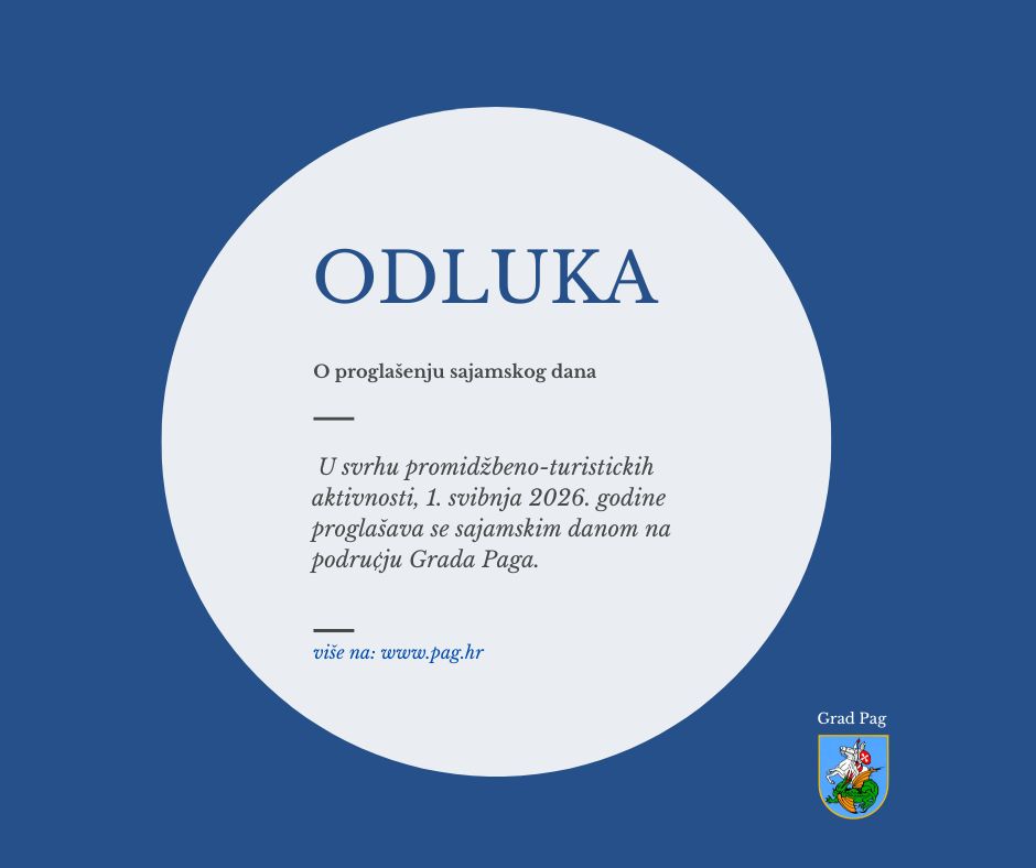 Odluka o proglašenju sajamskog dana